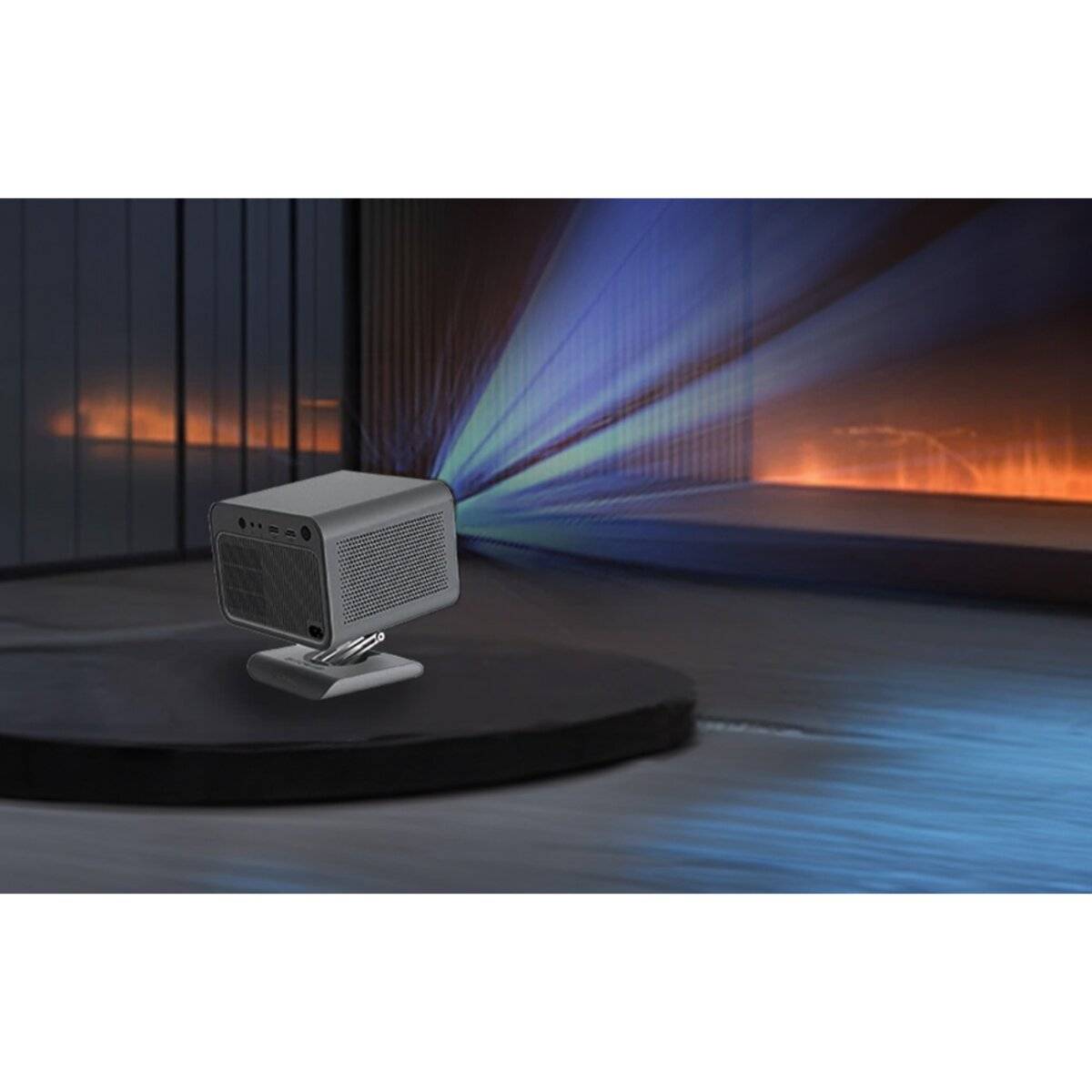 Supporto per proiettore BlitzWolf BW-VF4, girevole a 360°, regolabile, con filettatura da 1/4" (bianco)-4