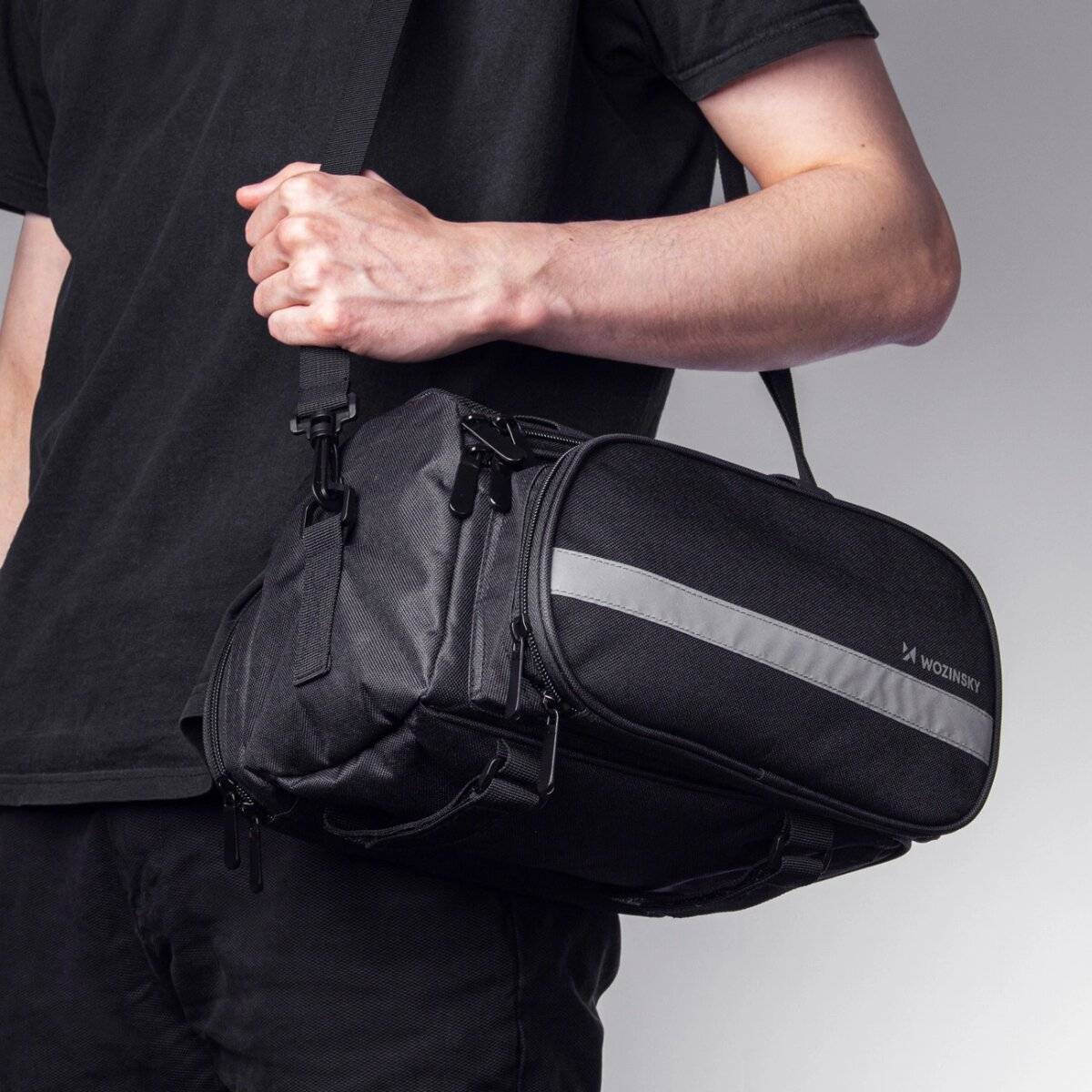 Borsa per bicicletta Wozinsky WBB36BK 27L - Nera-2