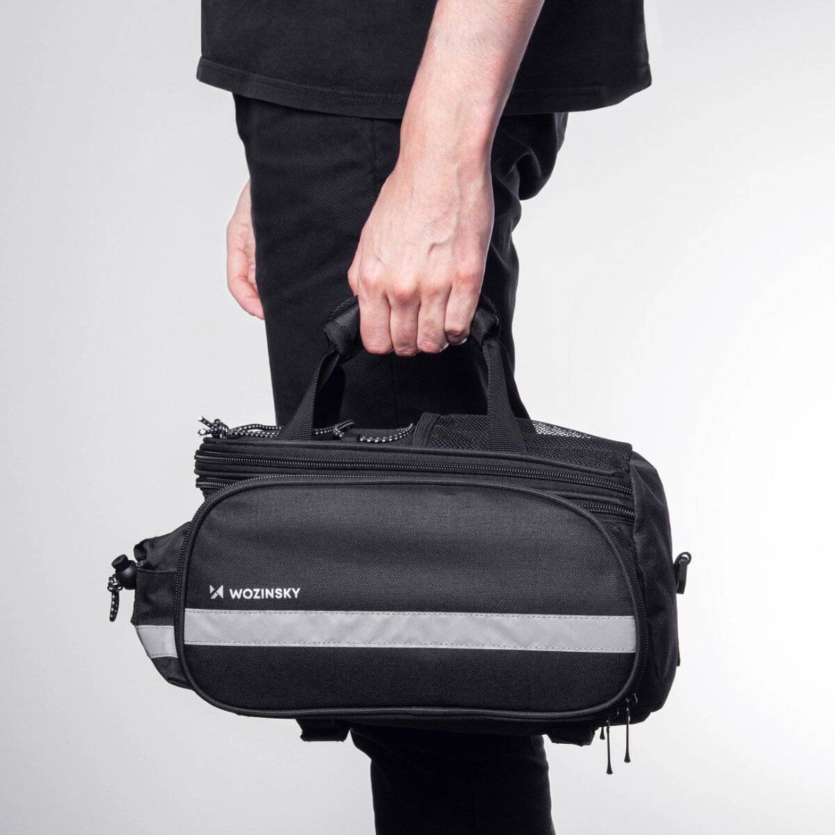 Borsa per bicicletta Wozinsky WBB36BK 27L - Nera-3