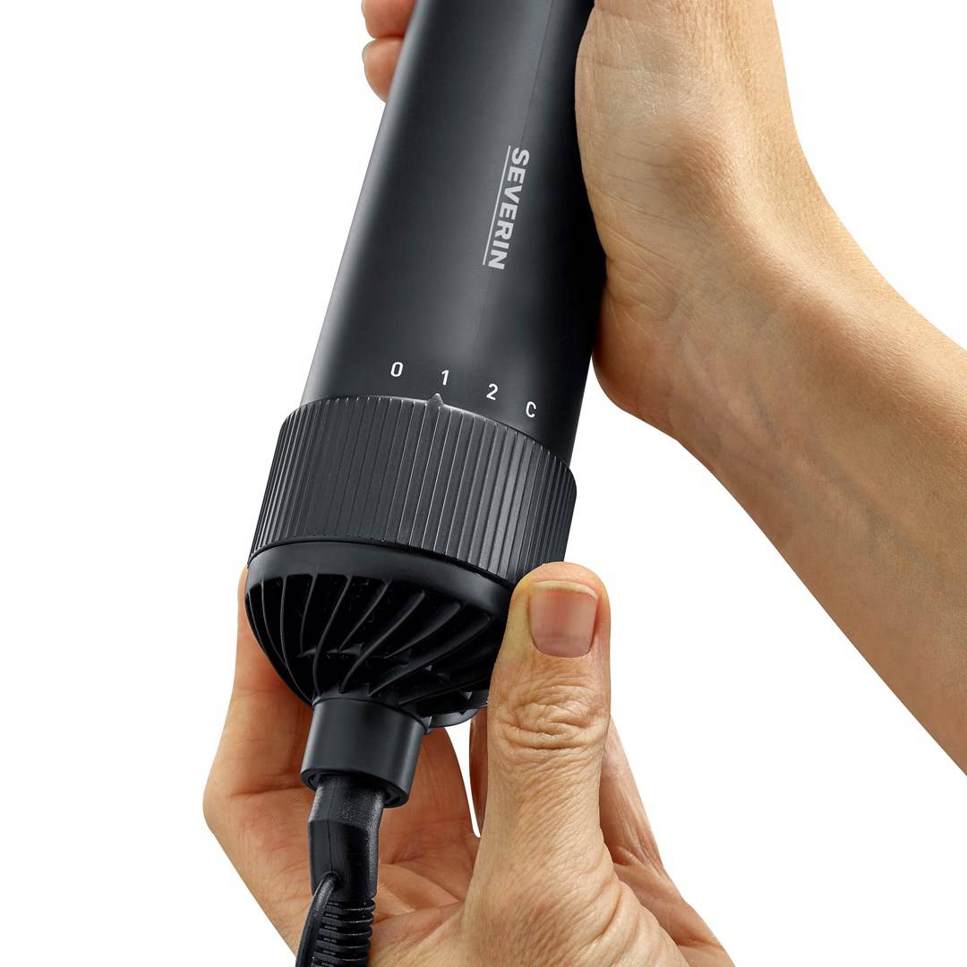 Severin WL 0241 messa in piega Spazzola ad aria calda Caldo Nero 1000 W 1,8 m-4