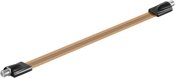 Goobay SAT finestra passante, estremamente piatta (0,3 mm) 0.5 m presa F > presa F