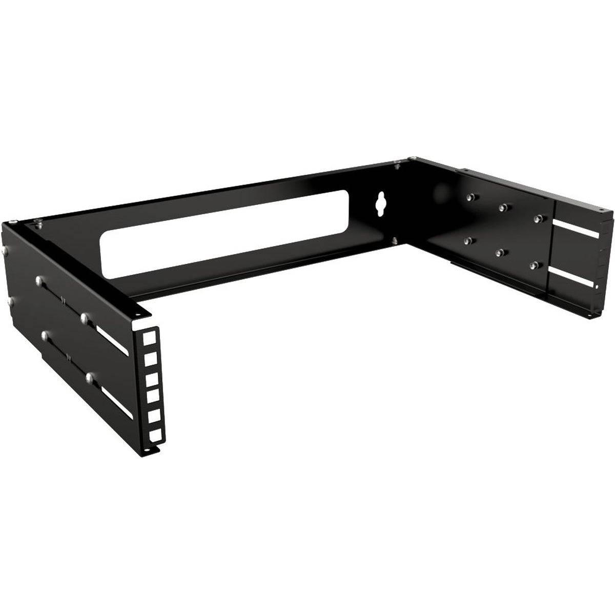 Lanview RAR205BL rack 4U Nero (19 4U Adjustable Depth Open - Frame Rack Wall Mount - Black - Warranty: 60M)-1