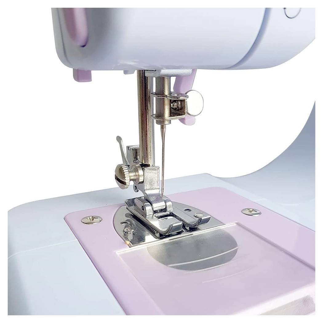 Macchina Da Cucire Portatile Con 12 Punti Uso Domestico Sistema Con 2 Velocità Di Cucito --4