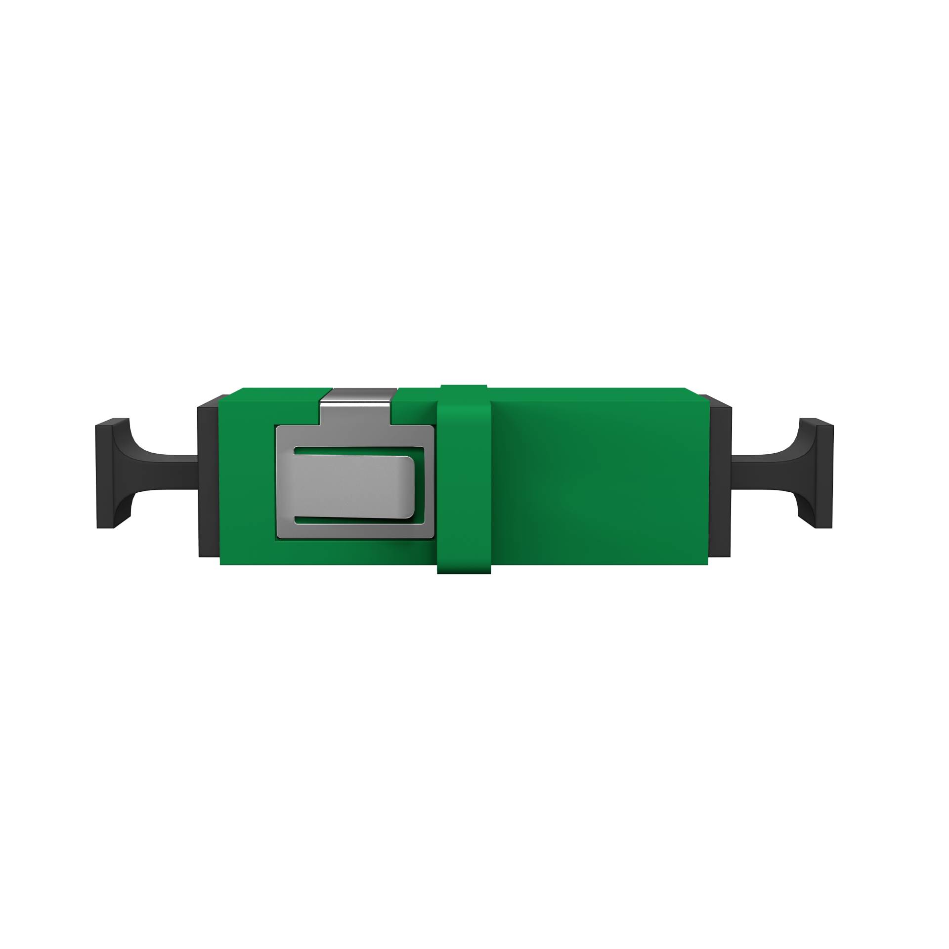 Adattatore a Bussola Keystone SC Simplex Senza Flangia Monomodale OS2 Verde-1