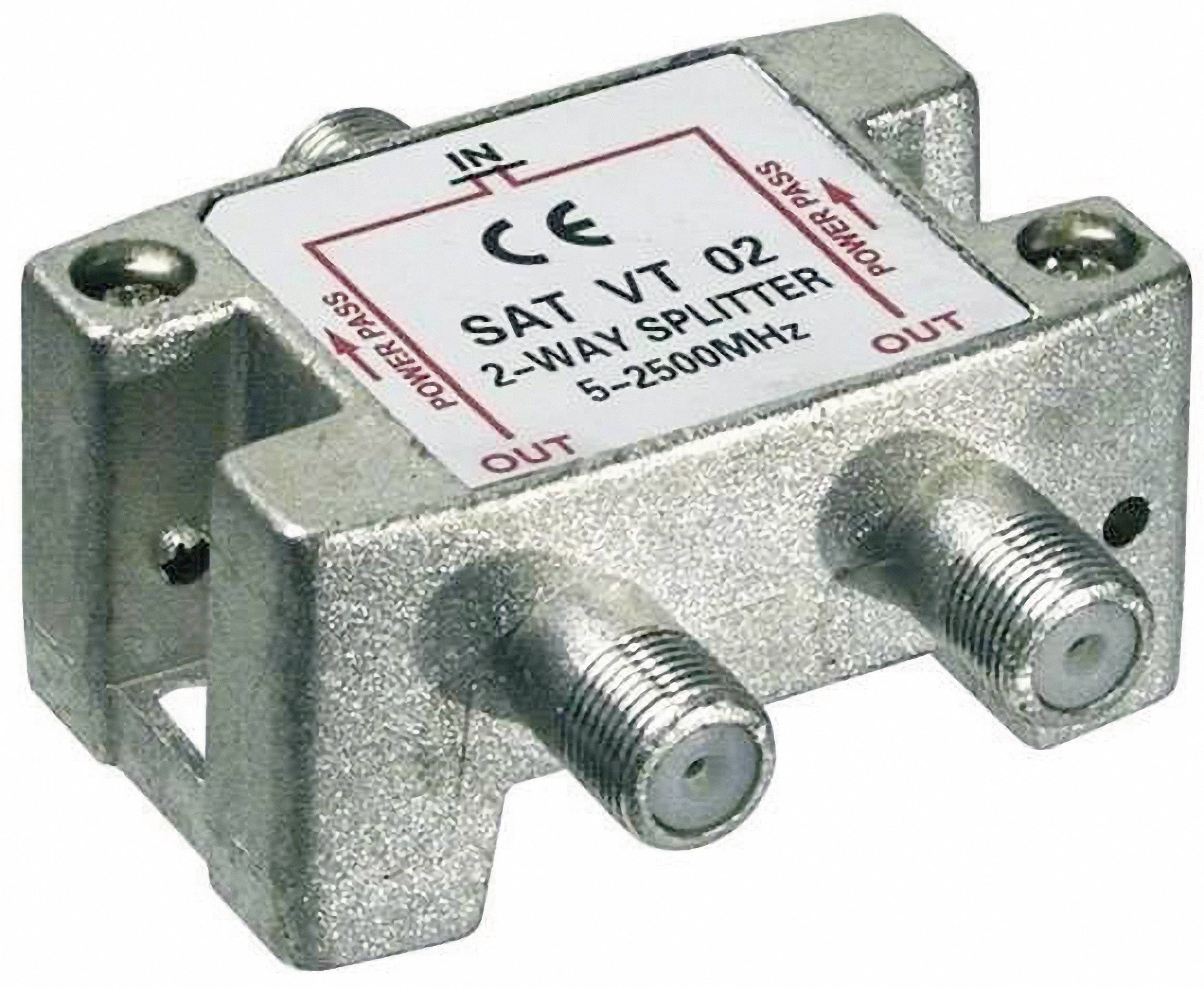 Goobay Distributore SAT, 2 vie 2 per sistemi satellitari 5 MHz - 2400 MHz-0