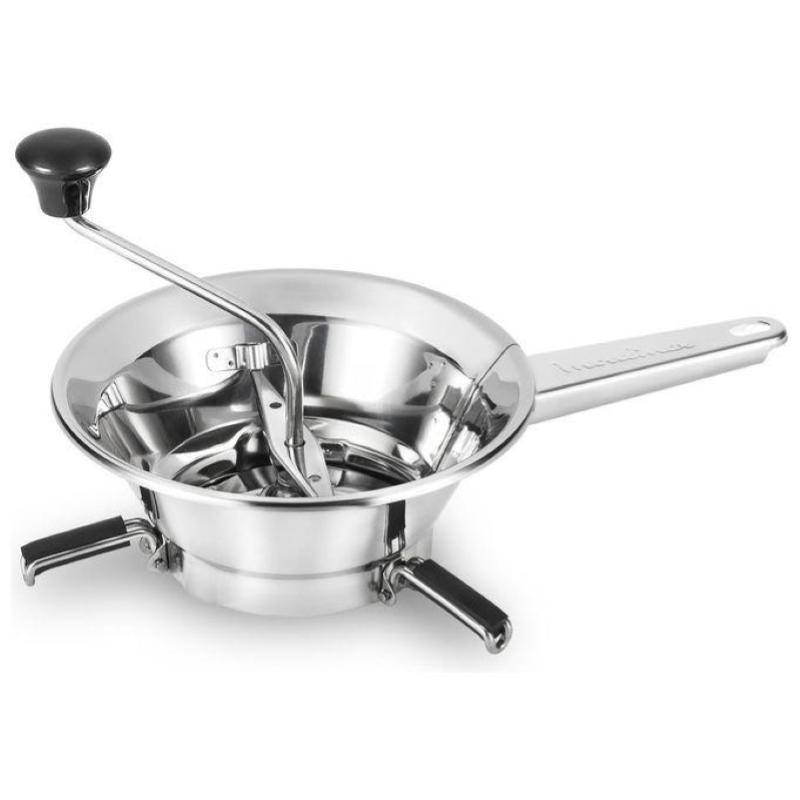 Moulinex A40106 Classic – Passaverdure manuale, 2 dischi in acciaio inox (fino a 19?cm), capacita' variabile secondo con-0