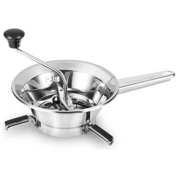 Moulinex A40106 Classic – Passaverdure manuale, 2 dischi in acciaio inox (fino a 19?cm), capacita' variabile secondo con