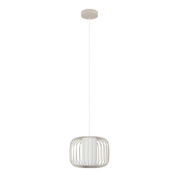 Lampadario A Sospensione Minimal Terrarosa Acciaio Sabbia 1 Luce E27
