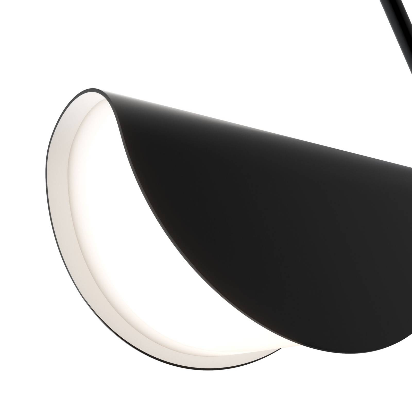 Lampadario A Sospensione Moderno Mollis Metallo Nero Acrilico 1 Luce G9 7W-2