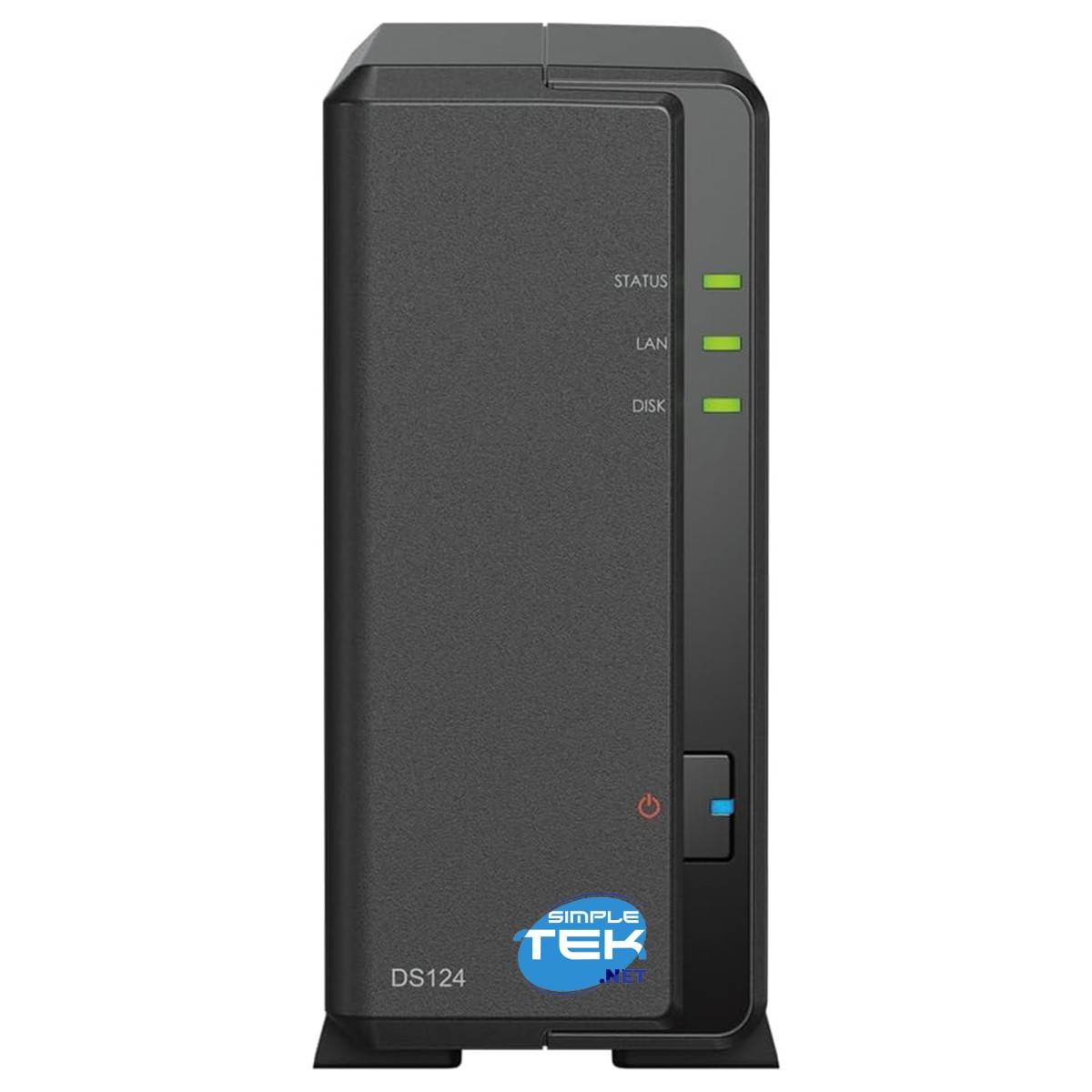 Synology Ds124 Nas 1-bay Slot Singolo Hard Disk Hdd Ssd Sata Ethernet Lan Ip-1