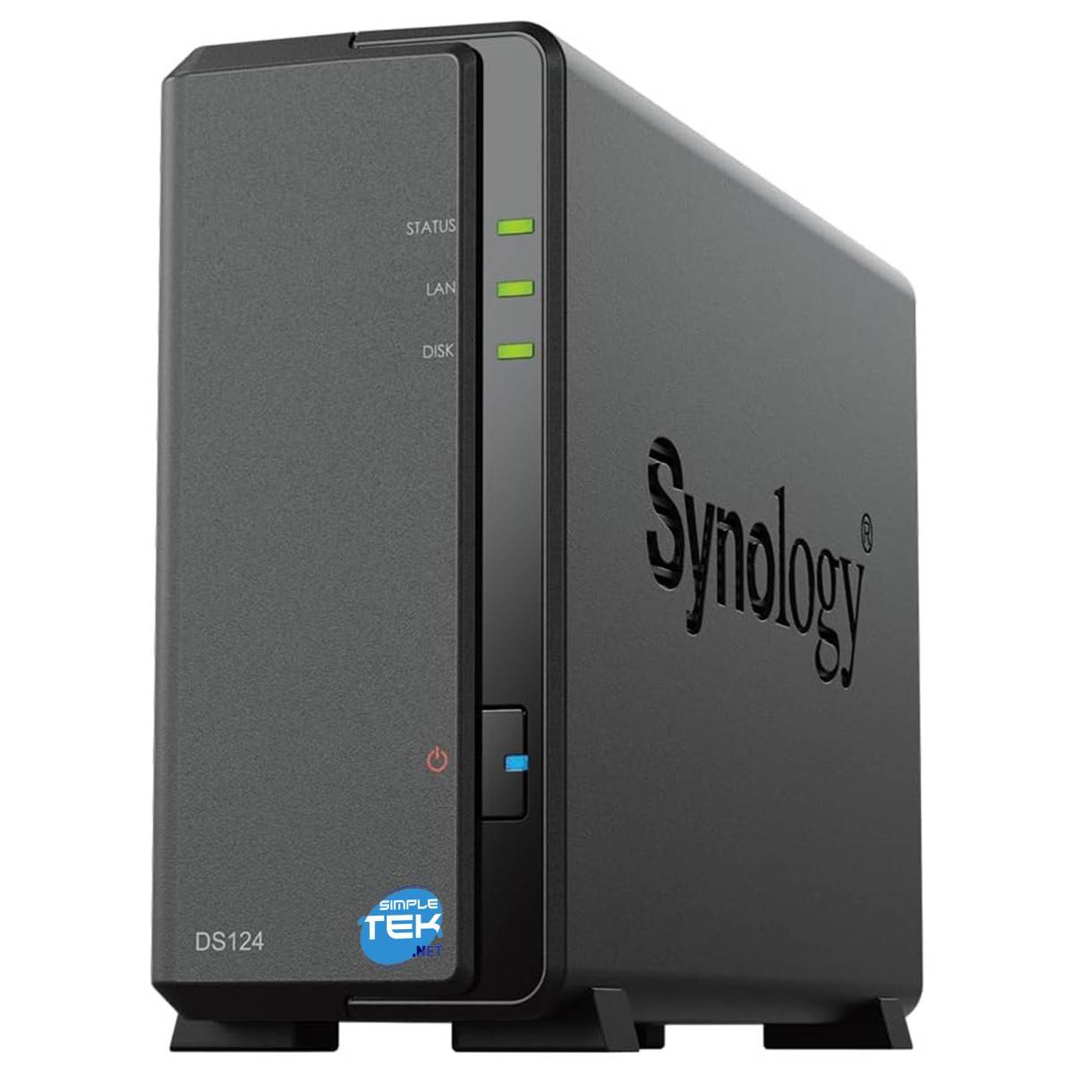 Synology Ds124 Nas 1-bay Slot Singolo Hard Disk Hdd Ssd Sata Ethernet Lan Ip-0