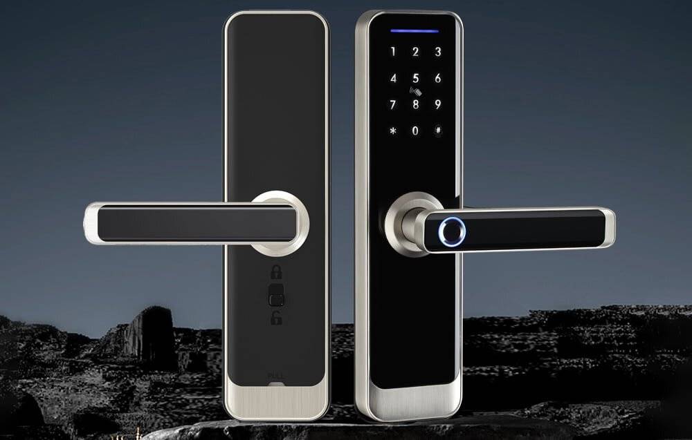 Avatto - SDL-A270-S -6072 - Avatto SDL-A270-S digitale Smart-Schloss -6072 Wi-Fi Argento-3