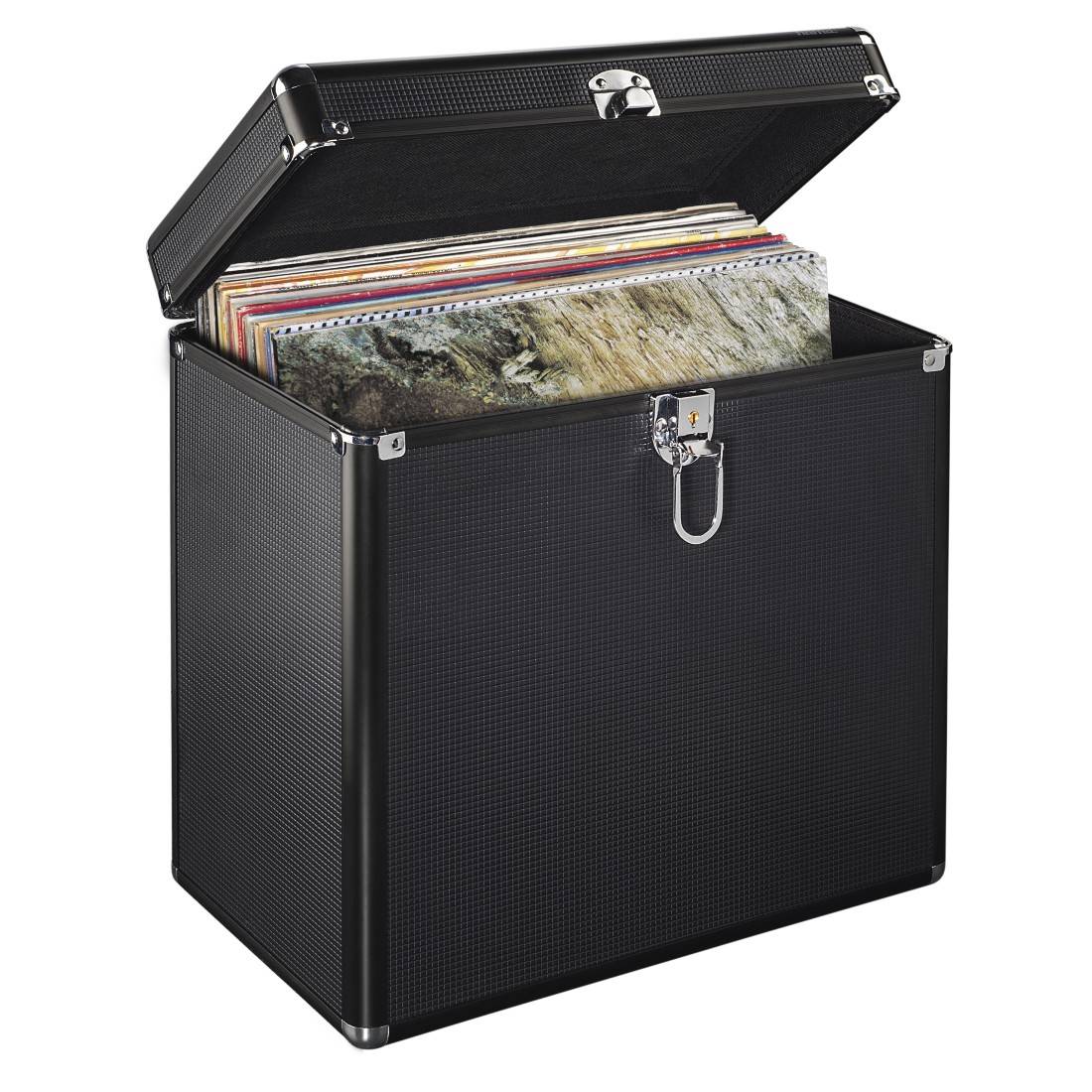 Hama 00181436 Tasche für Speichermedien Microgroove record case Schwarz (00181436)-0