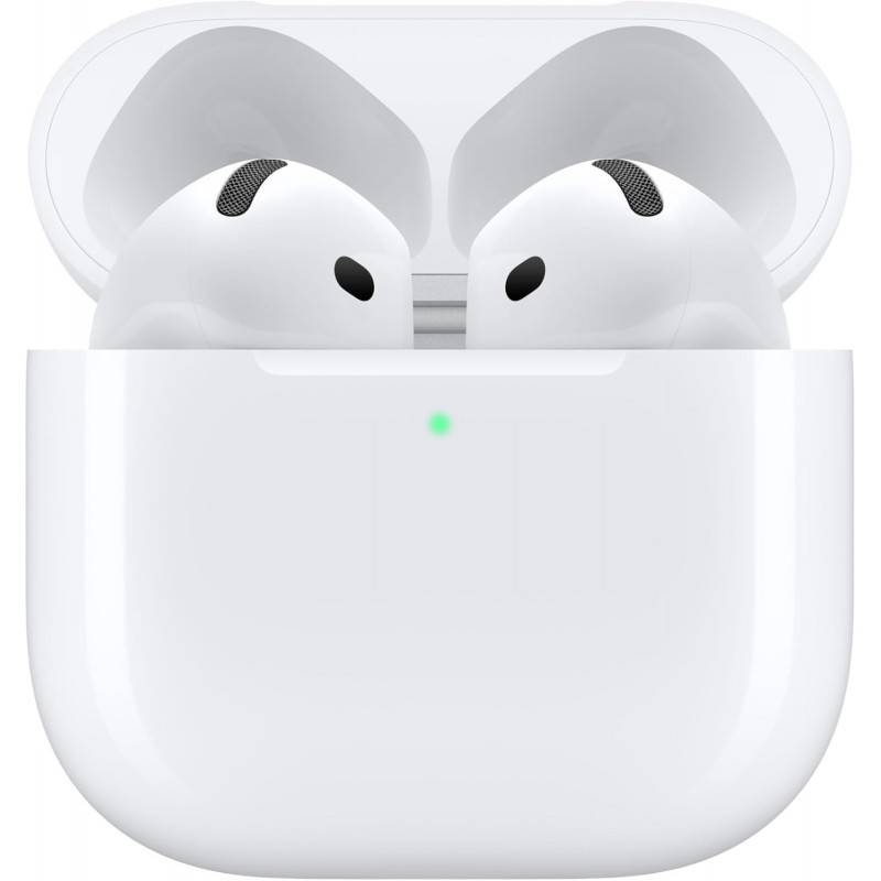Apple airpods 4 2024 4th gen anc active noise cancellation usb-c con custodia di ricarica bianco-1