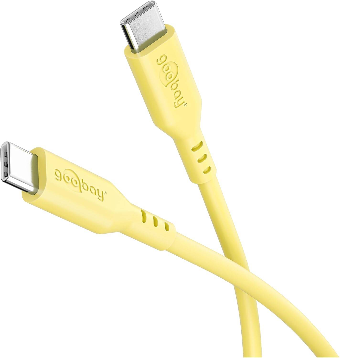 Cavo USB-C™ Maschio/Maschio USB 2.0 in Silicone 1.5 metri Giallo-0