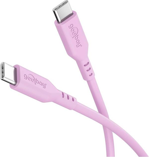 Cavo USB-C™ Maschio/Maschio USB 2.0 in Silicone 1.5 metri Rosa