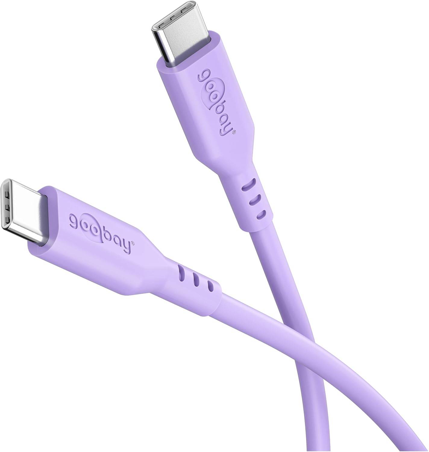 Cavo USB-C™ Maschio/Maschio USB 2.0 in Silicone 1.5 metri Viola-0