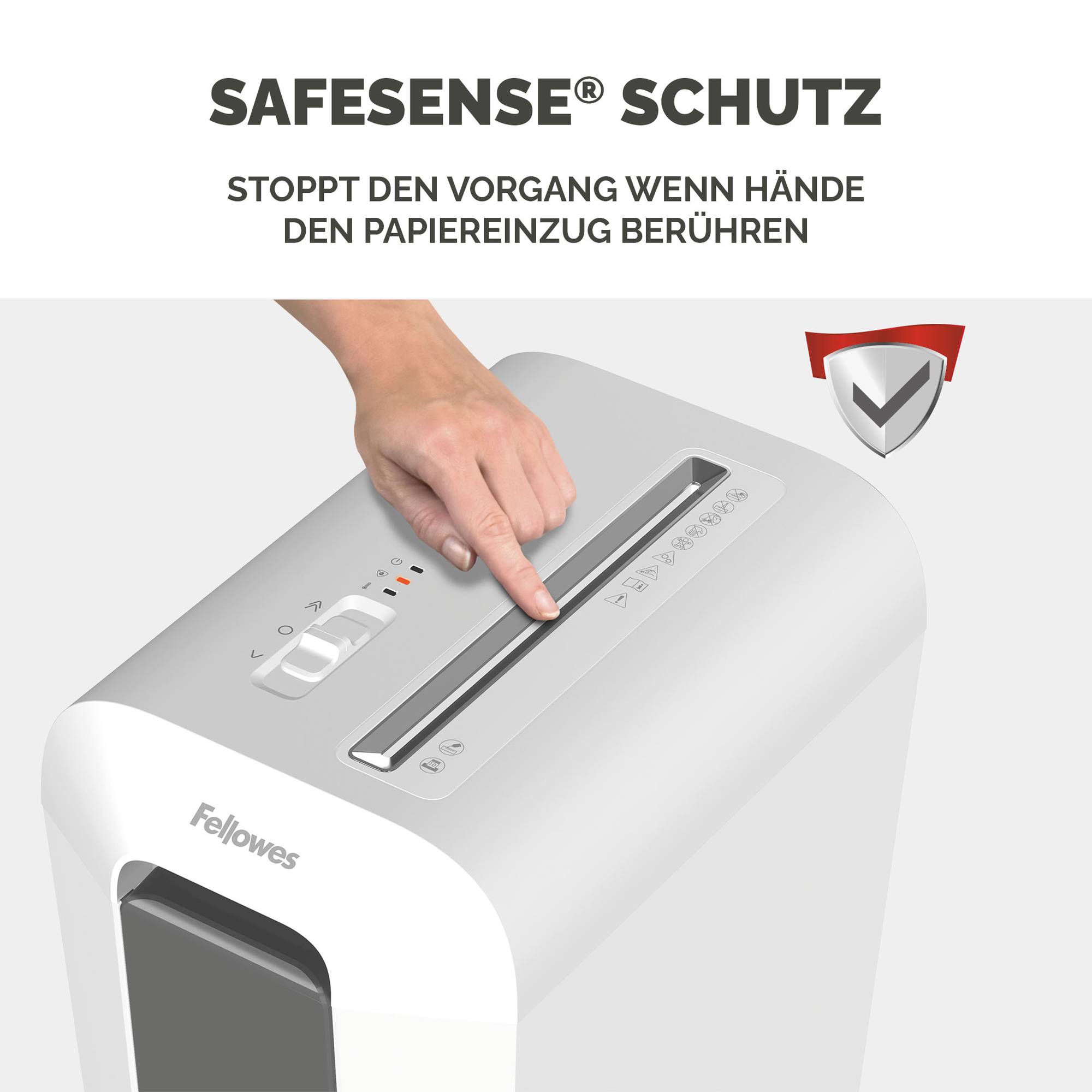 Fellowes Aktenvernichter Powershred LX65 weiss (100110076)-3