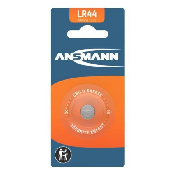 Ansmann pila a bottone alcalina LR44, LR1154, AG13, 1,5 Volt