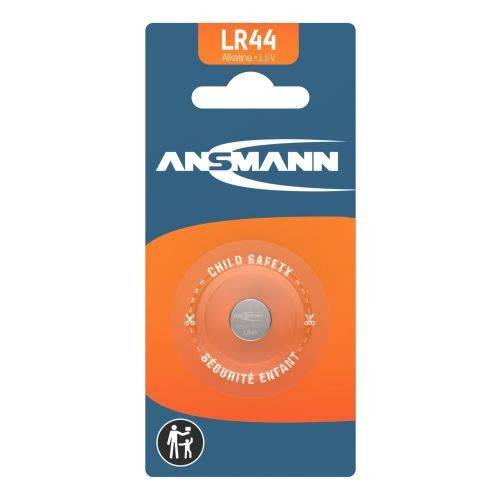 Ansmann pila a bottone alcalina LR44, LR1154, AG13, 1,5 Volt-0