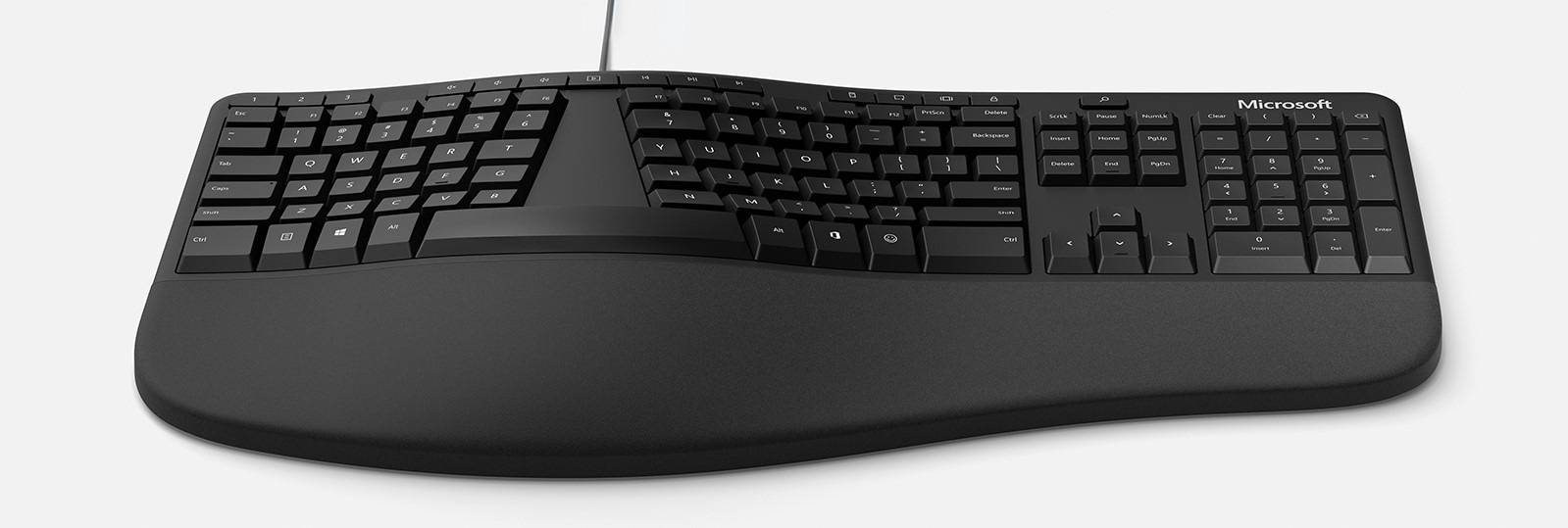 Microsoft Ergonomic Keyboard - Tastatur - USB-3