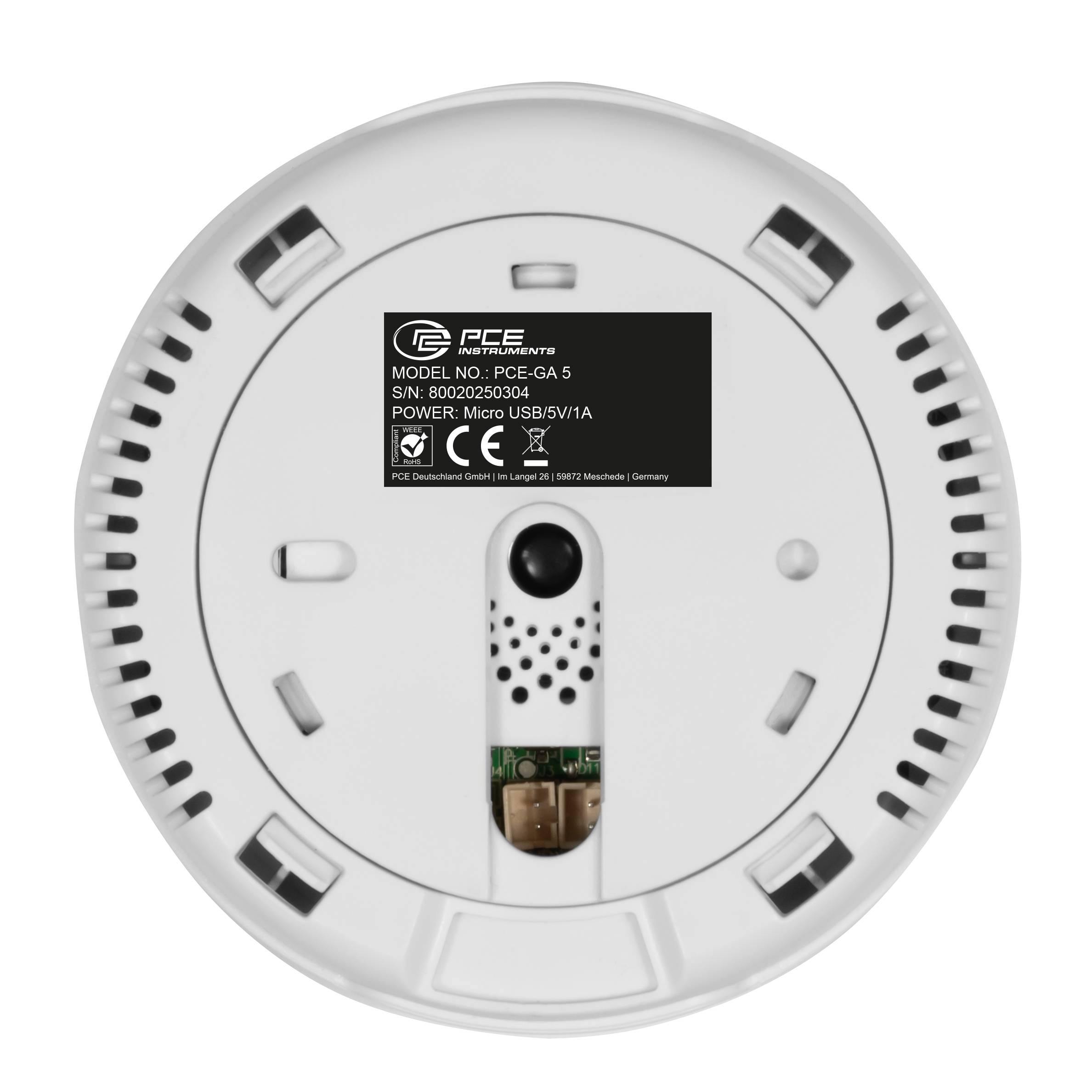 PCE Instruments PCE-GA 5 Rilevatore di perdite di gas con misura della temperatura Calibrato di fabbrica senza certifica-2