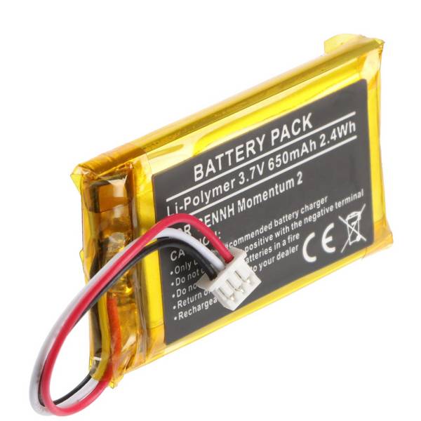 Batteria AccuCell adatta per Sennheiser Momentum 2 – Li-Polymer, 3,7 V, 650 mAh, 2,4 Wh