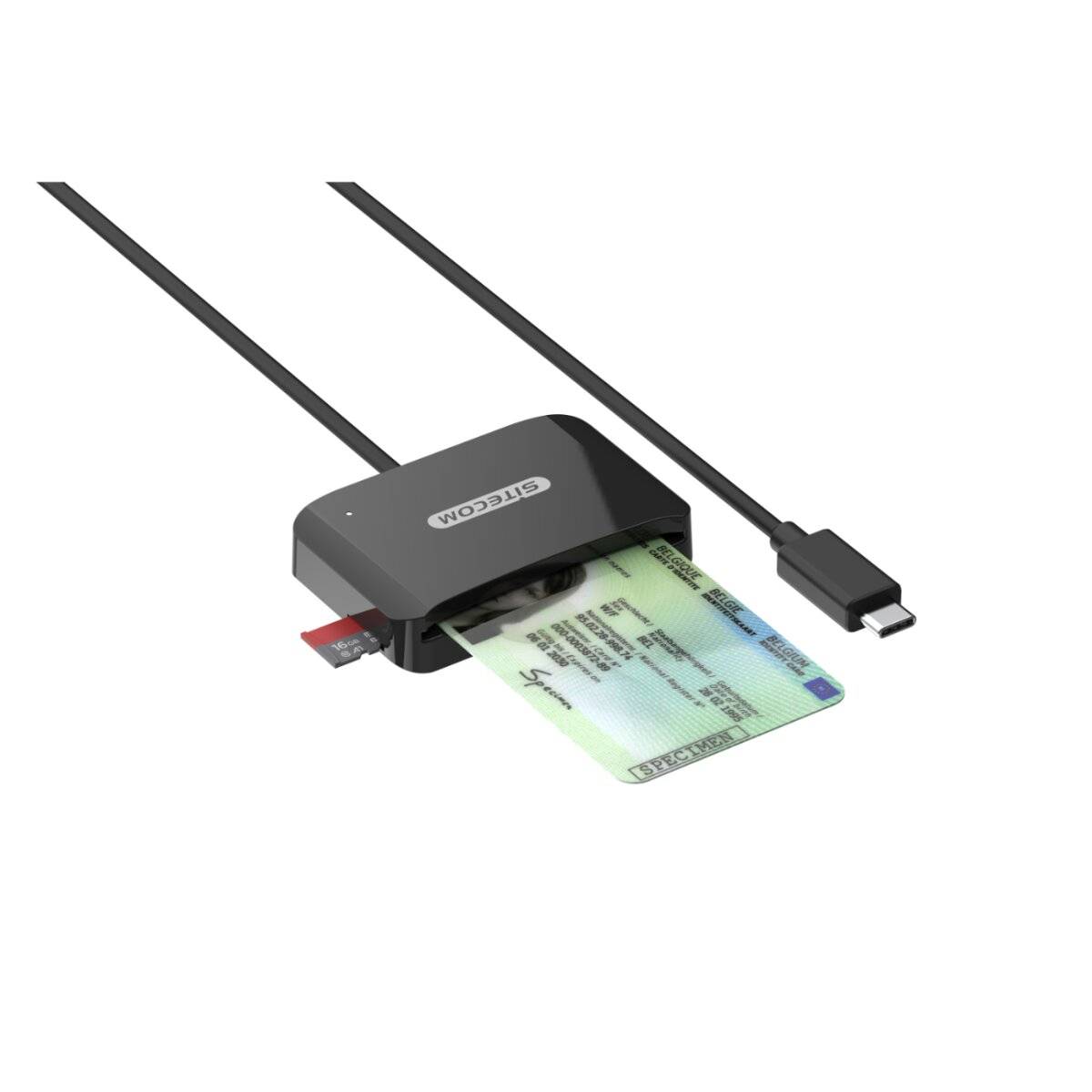Lettore di schede identificative USB-C Sitecom-2