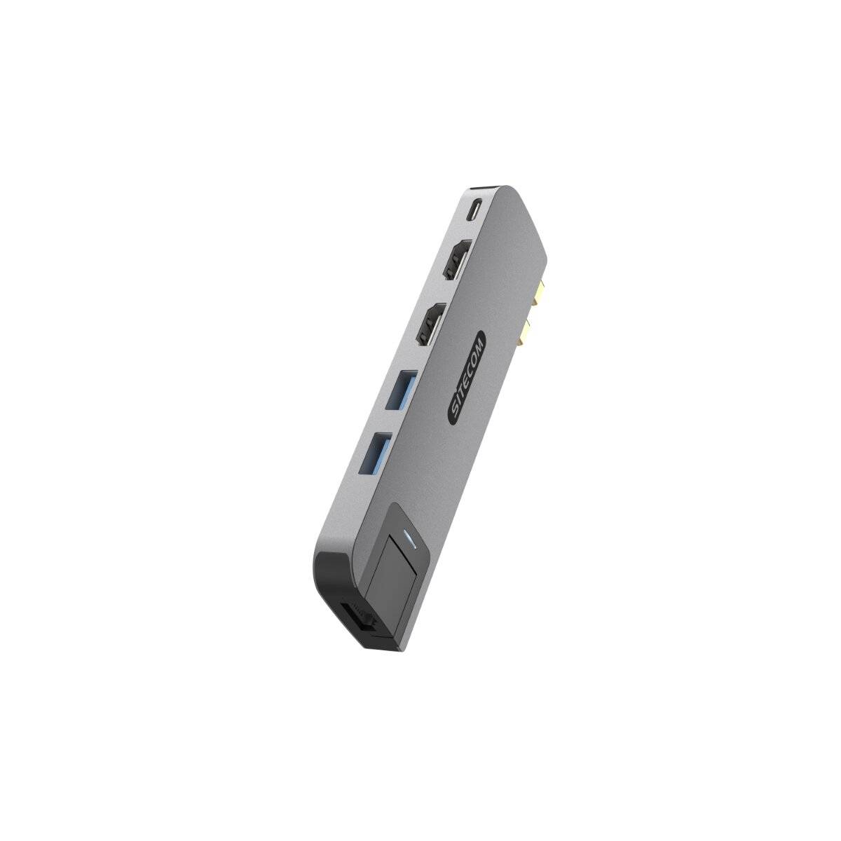 Hub multiporta Sitecom 6 in 2 per MacBook Pro MagSafe da 14 a 16 pollici-0