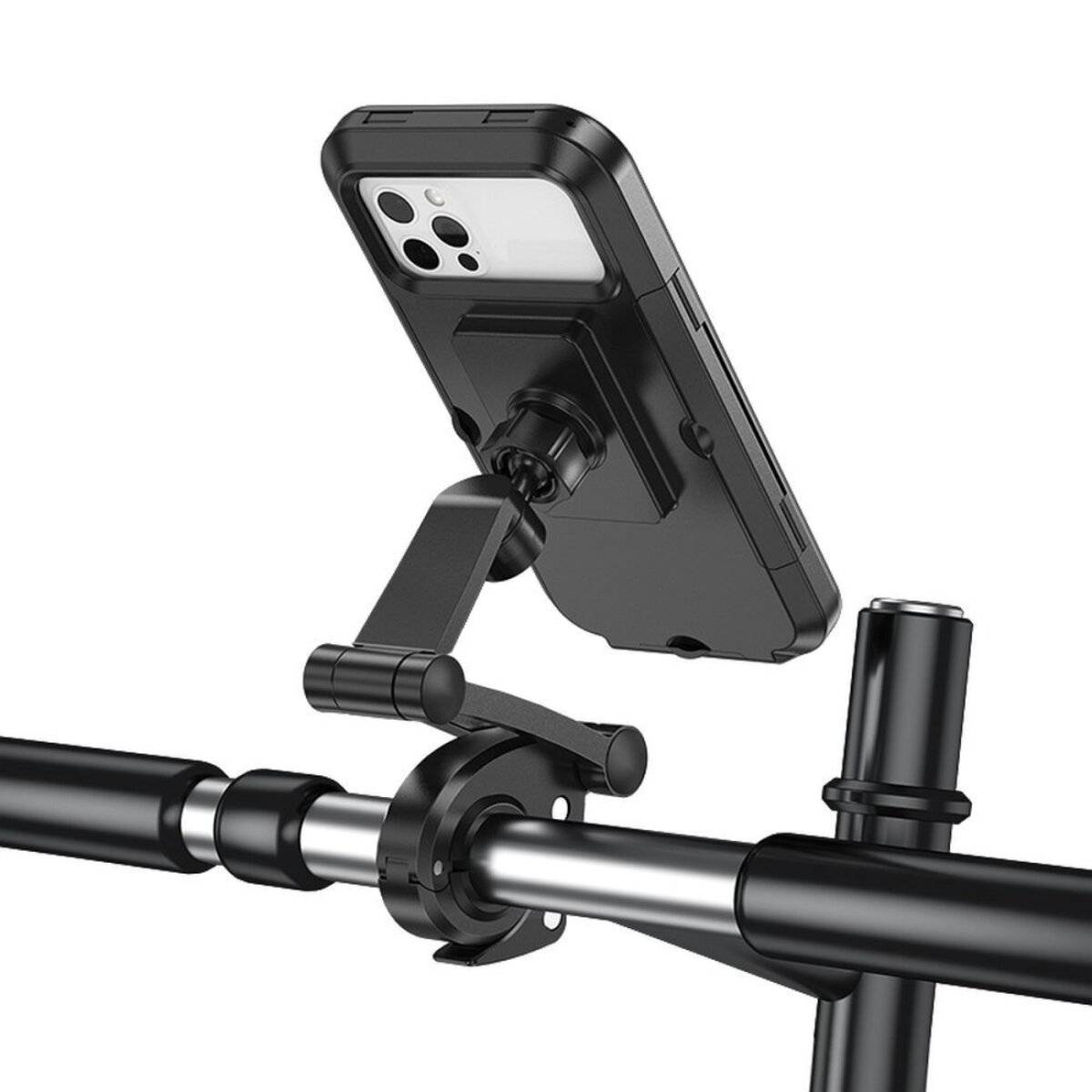 Supporto per bicicletta e moto Hoco CA101, impermeabile, nero-2