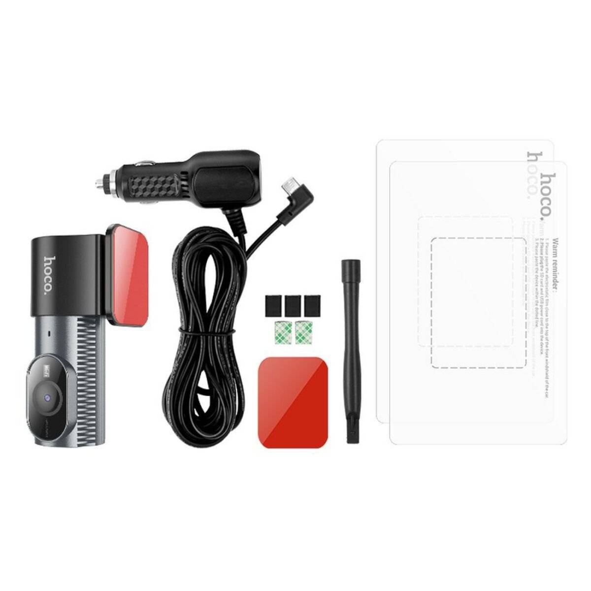 Hoco DV13 Dashcam – Telecamera per auto HD con visione notturna e rilevamento del movimento-4