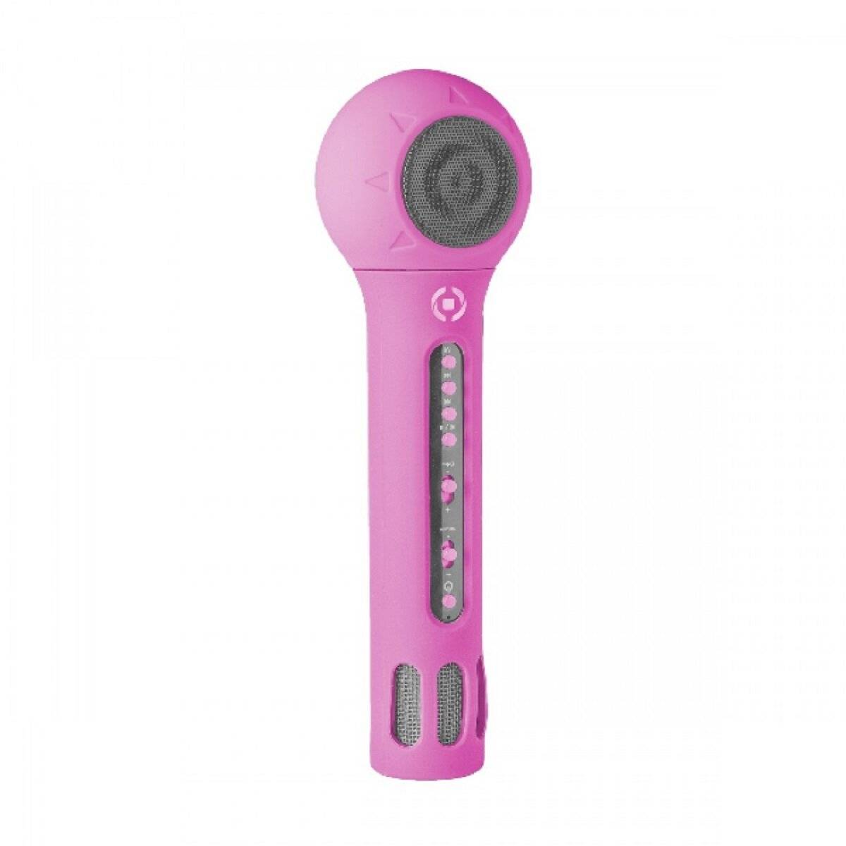 Microfono per karaoke Celly Kids con altoparlante Bluetooth ed effetti vocali-3