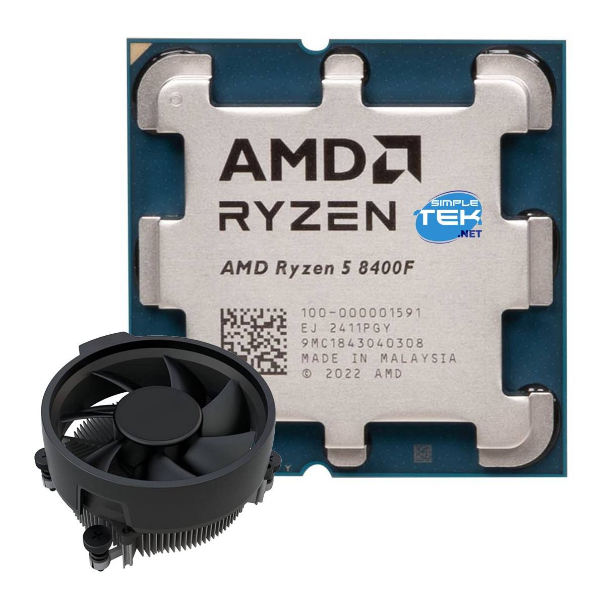 Amd Ryzen 5 8400f Am5 Cpu 6c/12t 4.20ghz Max 4.7 Ghz Processore Senza Grafica-0