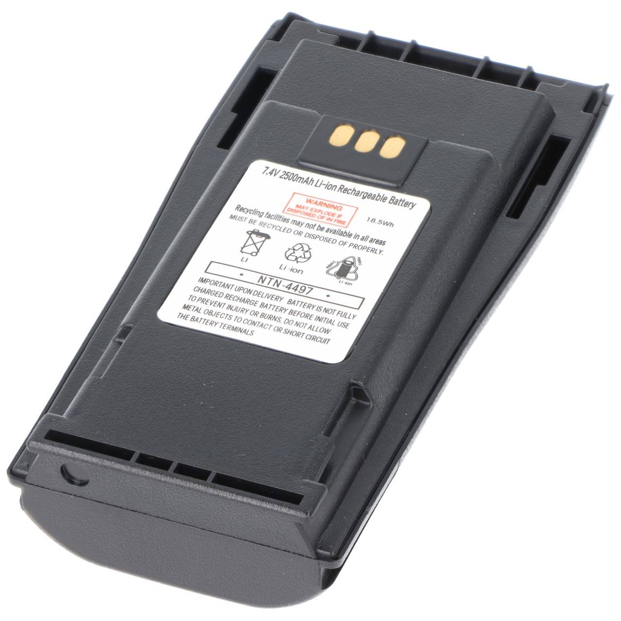 Batteria agli ioni di litio adatta per Motorola DP1400, CP040 7,4 Volt 2500mAh 18,5 Wh-1
