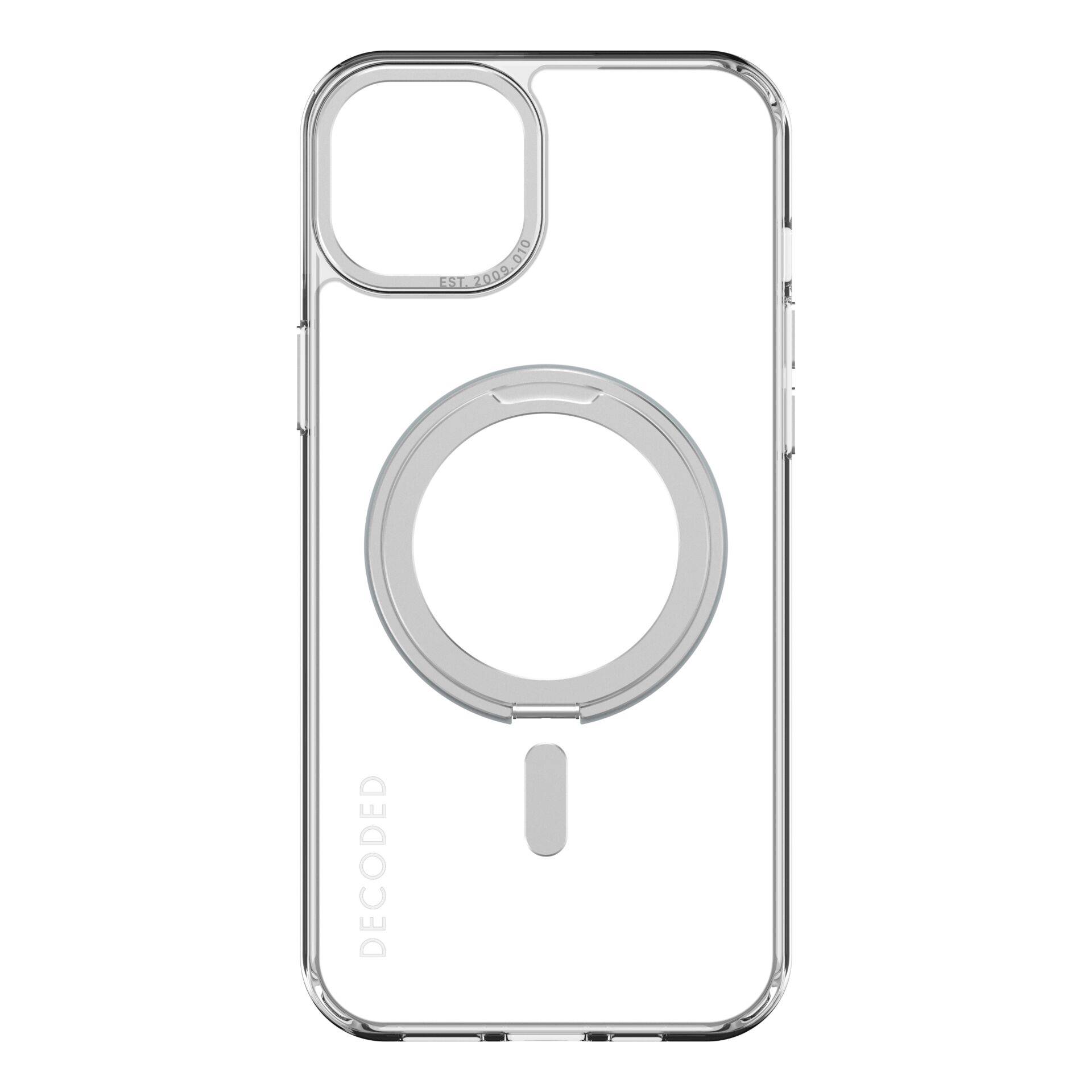 Decoded Recycled Plastic Loop Stand Backcover iPhone 15 Plus Transparant (D24IPO15PLLSBC1TT)-0