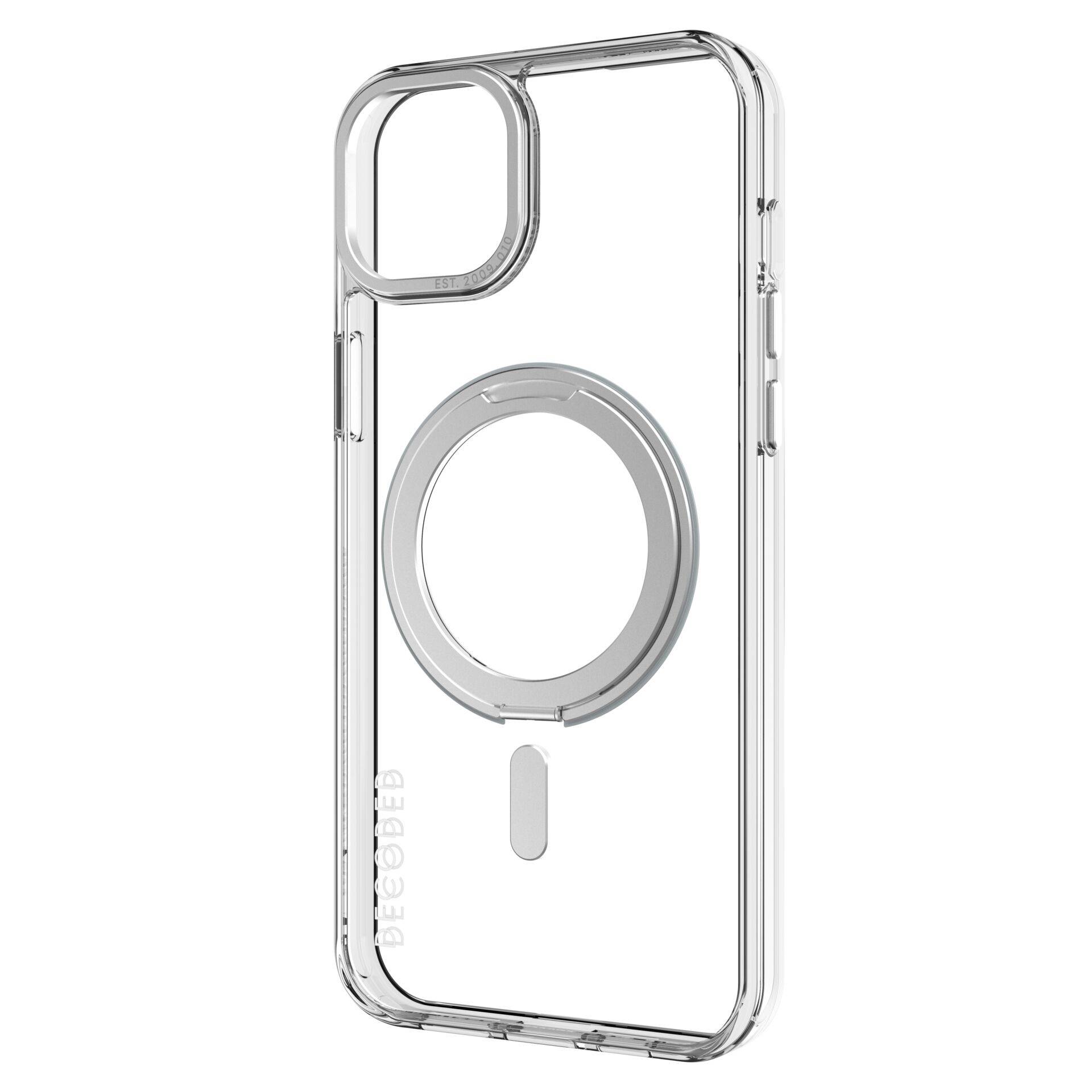 Decoded Recycled Plastic Loop Stand Backcover iPhone 15 Plus Transparant (D24IPO15PLLSBC1TT)-1
