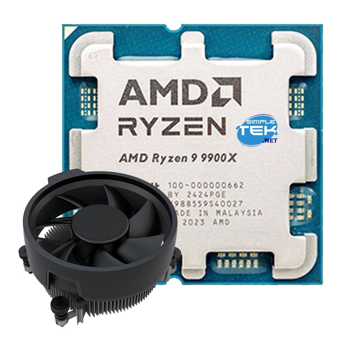 Amd Ryzen 9 9900x Processore Am5 Con Grafica Integrata 12c/24t 5,60ghz 120w Tdp-0