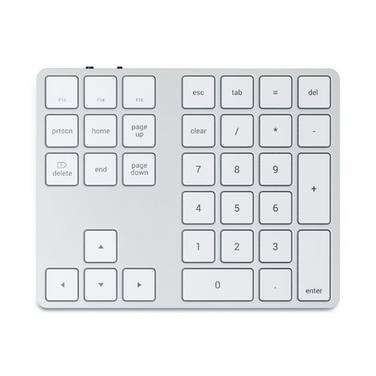 Satechi ST-XLABKS tastierino numerico Universale Bluetooth Argento (Satechi Wireless Extenden Numeric Keyb)