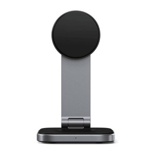 Satechi ST-Q21FM Caricabatterie per dispositivi mobili Cuffie, Smartphone Grigio USB Carica wireless Interno (Satechi 2-