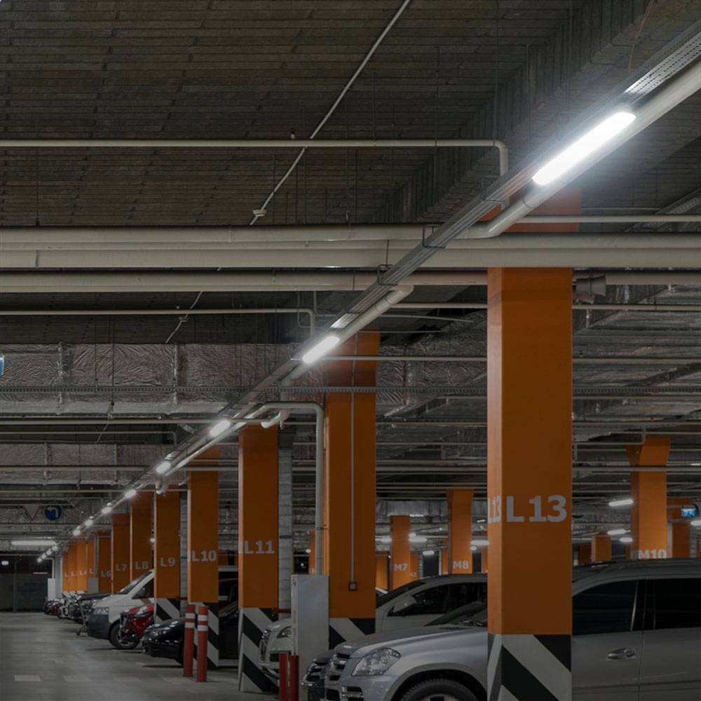 V-TAC Plafoniera LED Impermeabile 36W Collegabile Batteria Emergenza 120cm 6500K-2