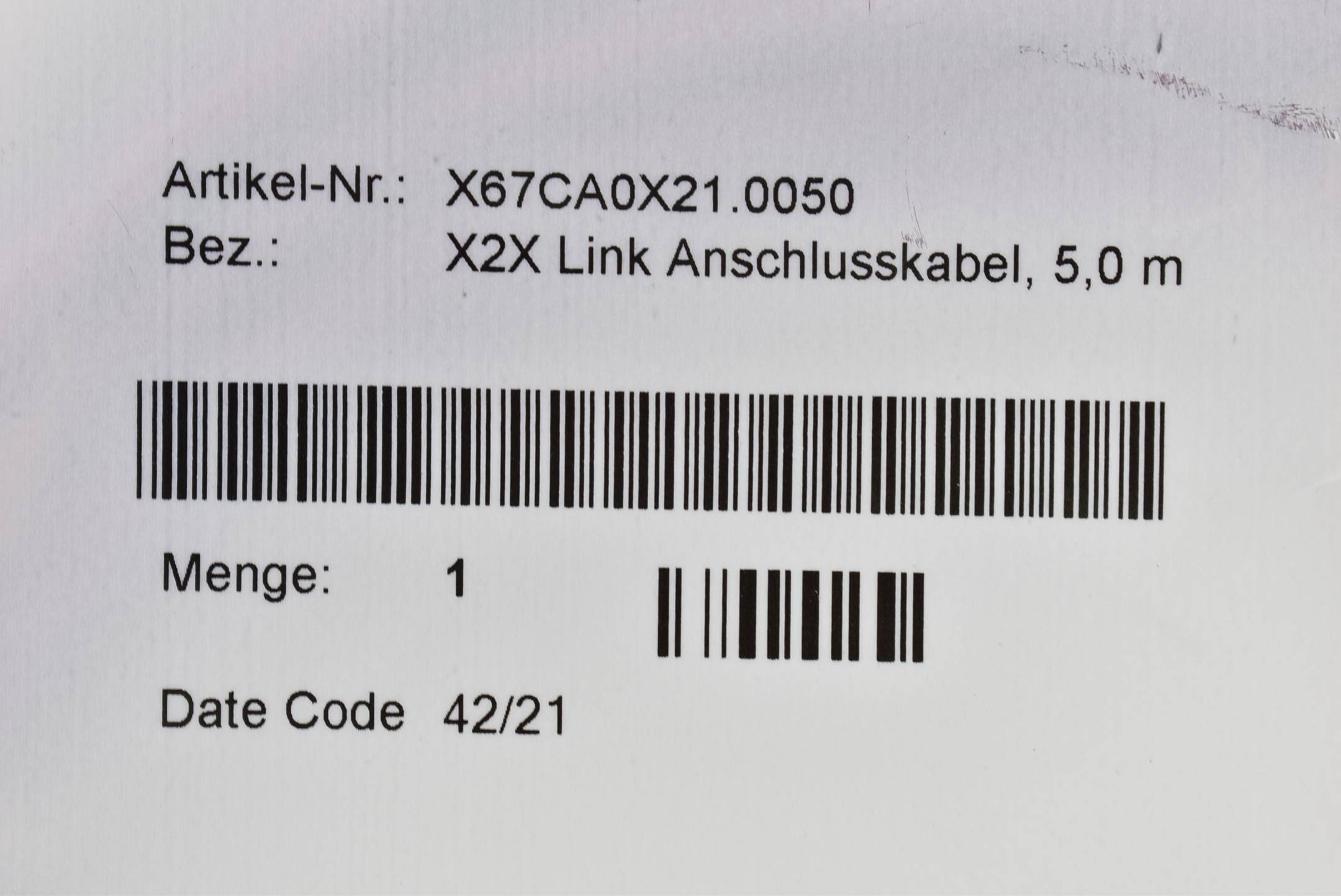 B&R - X67CA0X21.0050-1