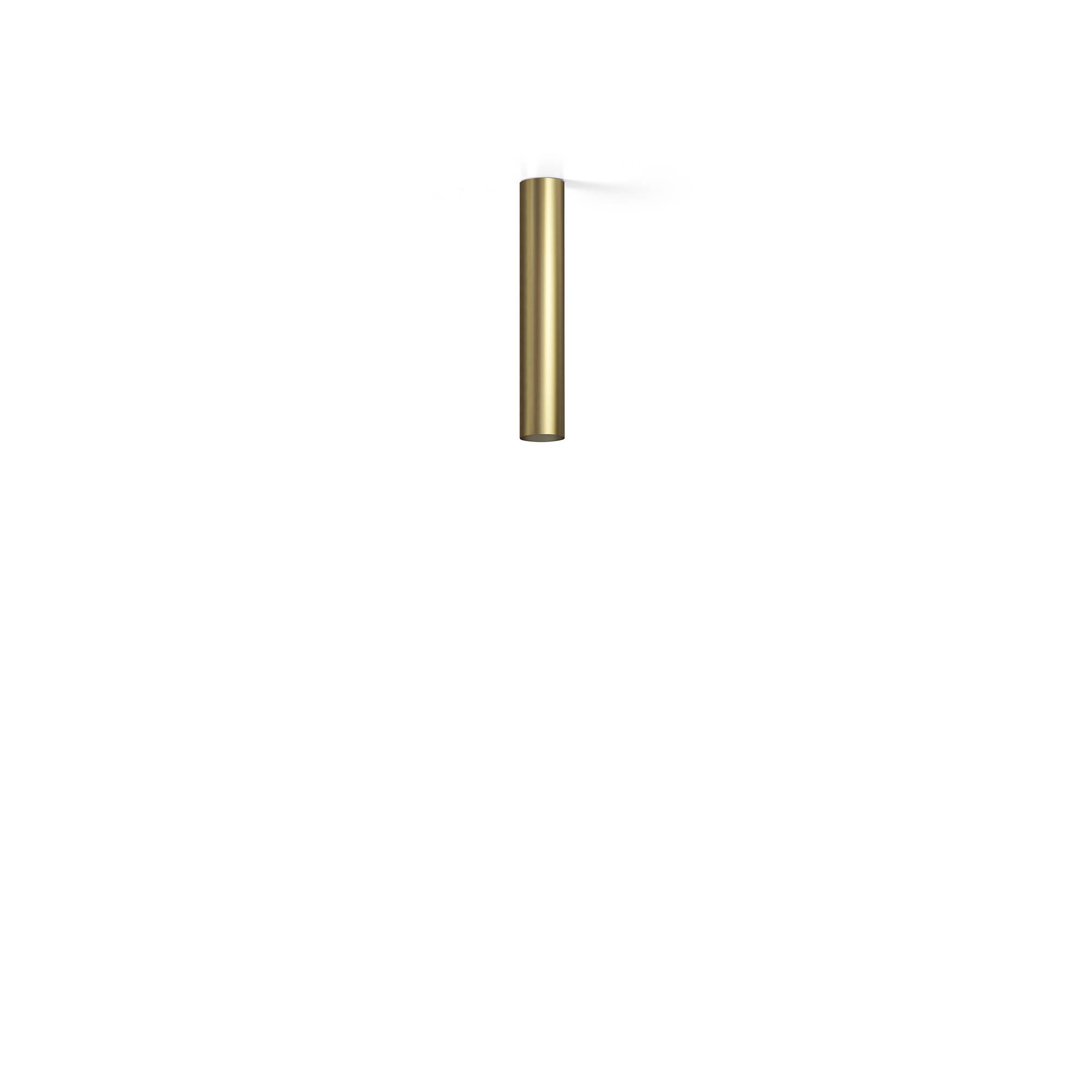 Portalampada a soffitto oro H 300mm ø 45mm-0