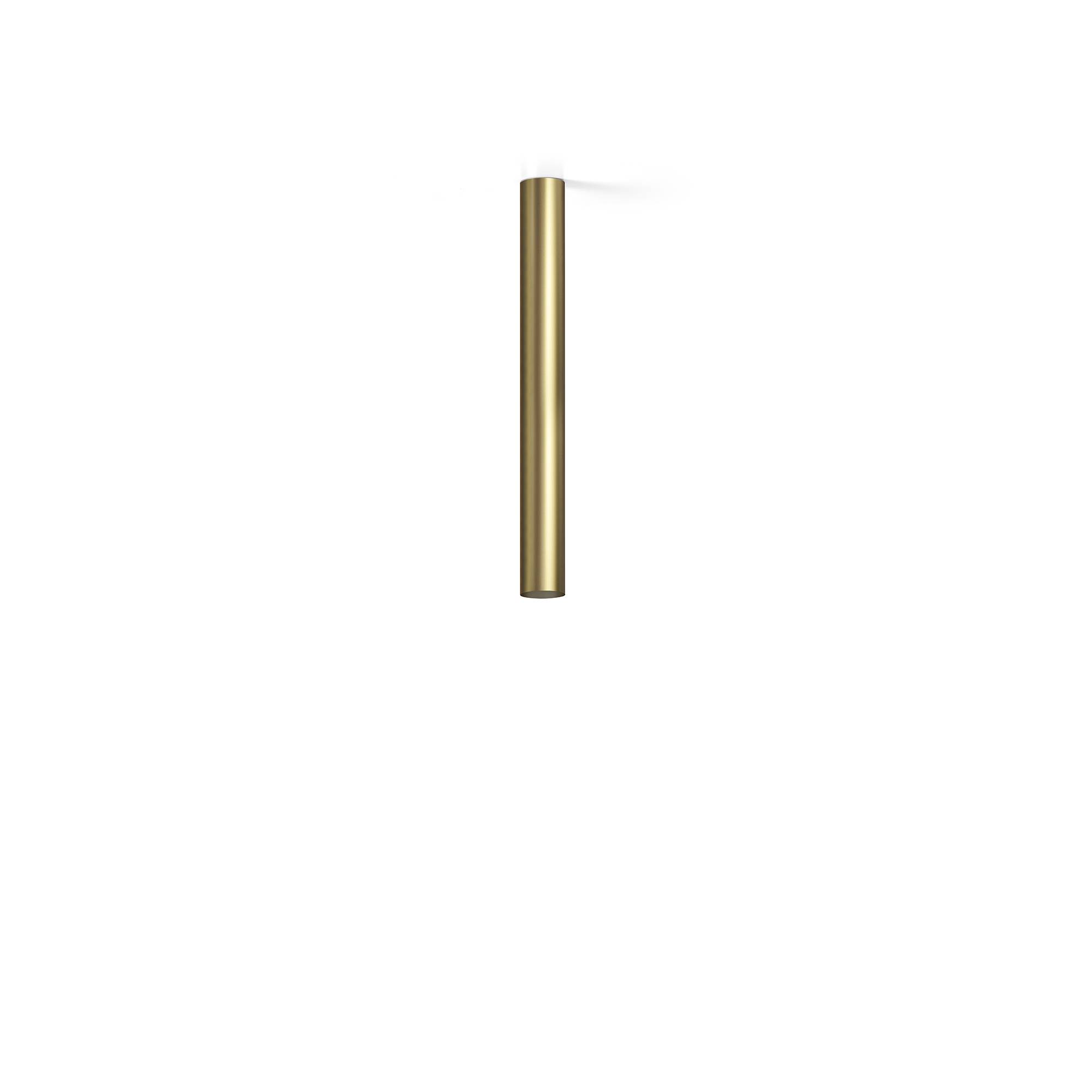 Portalampada a soffitto oro H 500mm ø 45mm-0