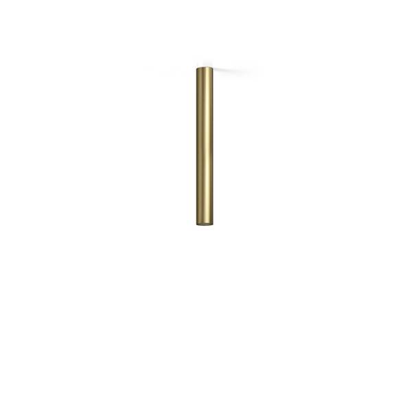 Portalampada a soffitto oro H 500mm ø 45mm