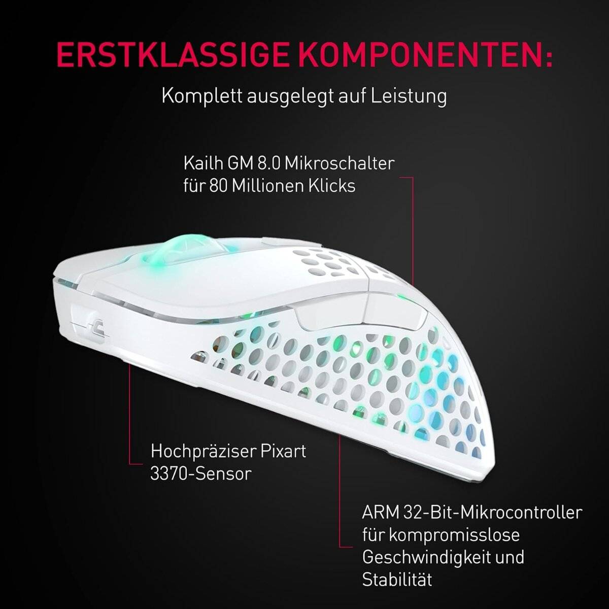CHERRY Xtrfy MSM M4 RGB Wireless weiß-2