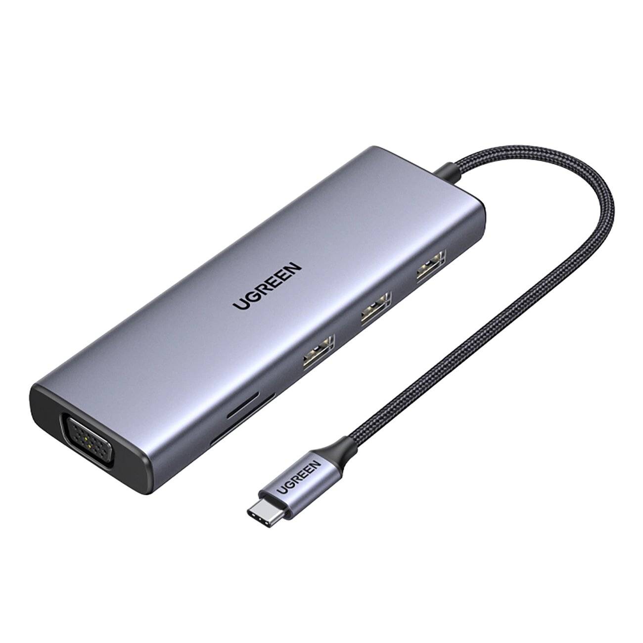 Ugreen Revodok USB-C 6-IN-1 Hub met 4K HDMI USB tipo-C 10000 Mbit/s (UGREEN USB-C 9-IN-1 CONVERTER)-0