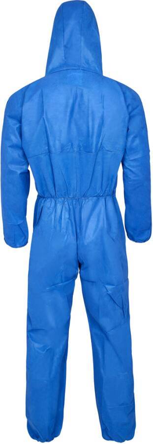 Tuta ProSafe® 1FR, SMMS a 4 strati, ritardante di fiamma, con cappuccio, blu, taglia XXL-2