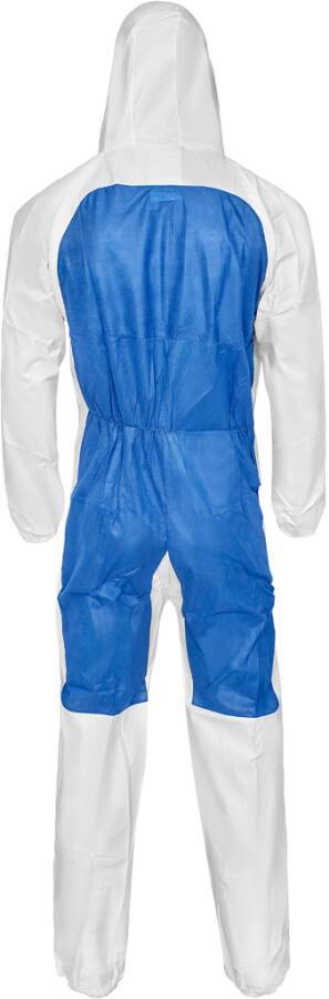 DUO-Safe® Tuta ibrida, antistatica, con cerniera, bianca, taglia XXL-3
