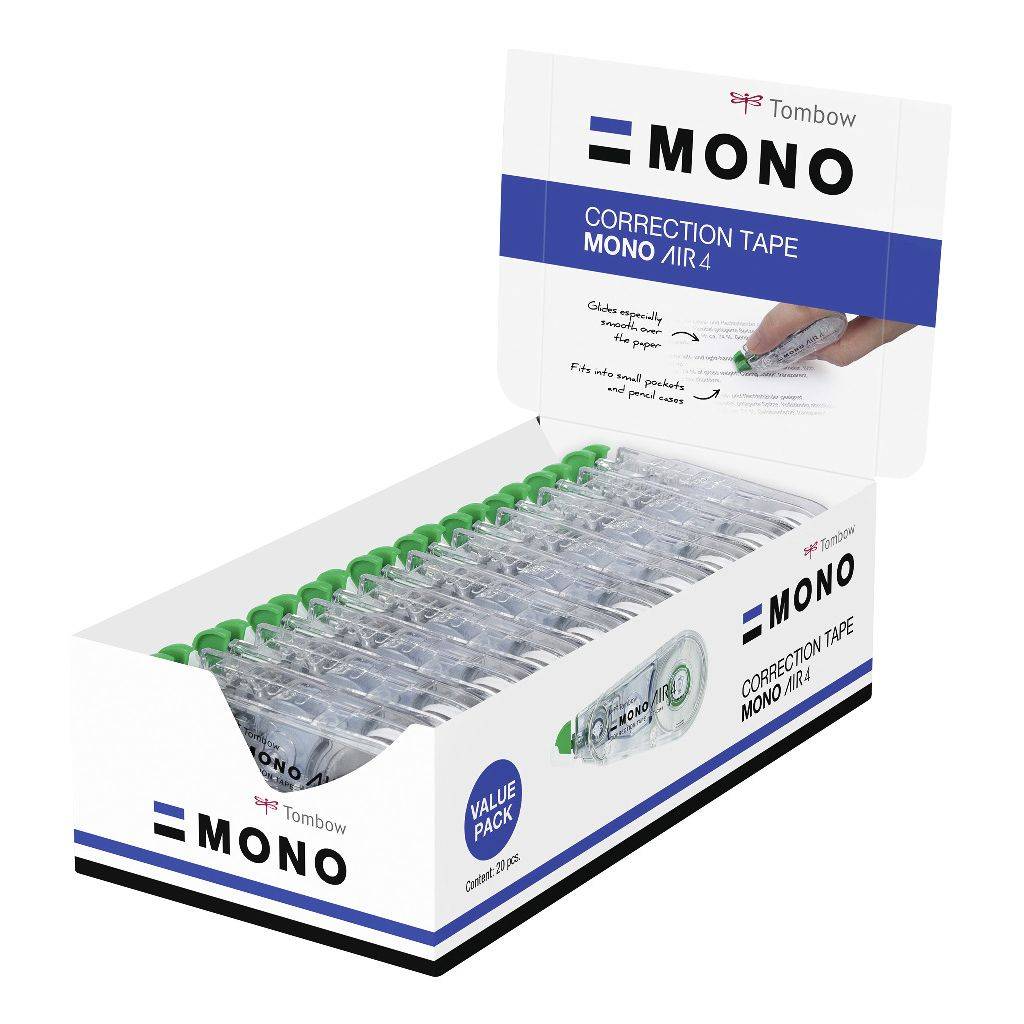 Correttore a nastro Mono Air 4 - 4,2mm x 10mt -Tombow - conf. 20 pezzi-3