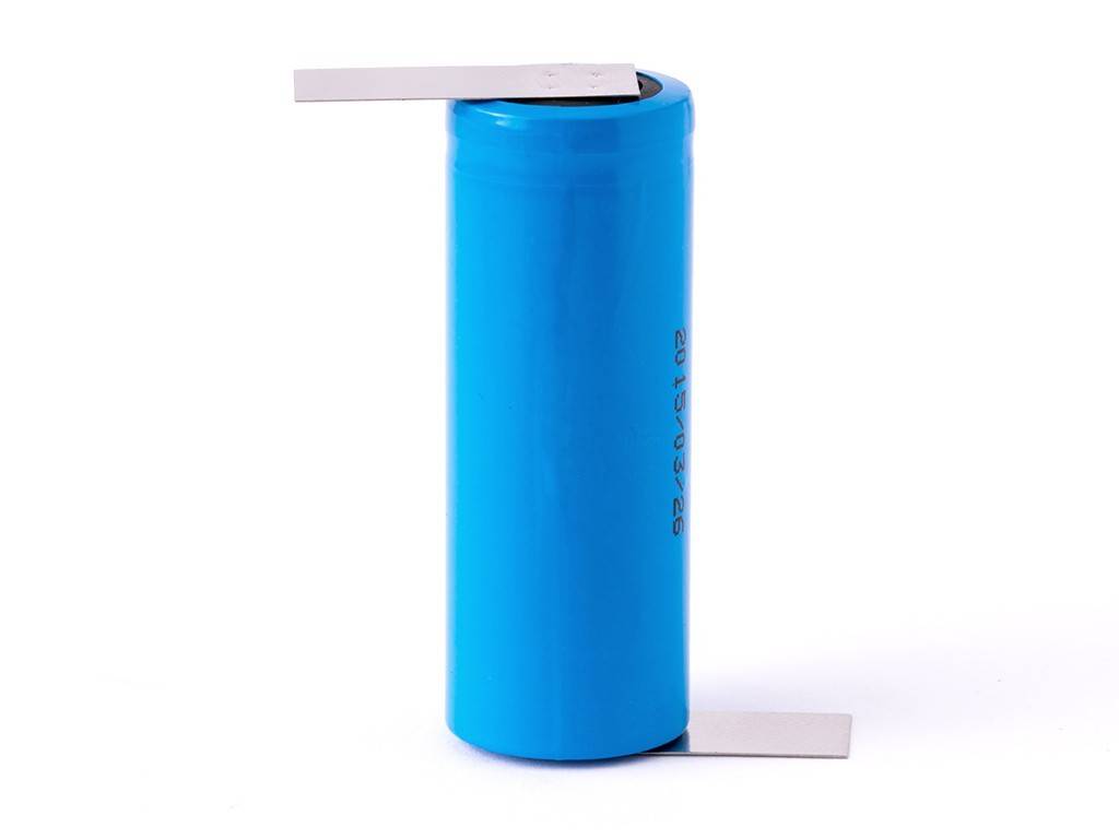 Batteria IFR 18500 - 1200mAh 3.2V LiFePo4 + *etichetta di saldatura U-1